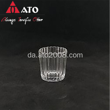 Clear Machine Made Glass Votive